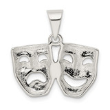 Sterling Silver Comedy/Tragedy Charm - QC-C54A23C4-9924