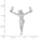 Sterling Silver Corpus (Crucified Christ) Pendant - QC-053A6A9D-9492