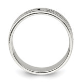 Sterling Silver Cross & Weave Design Ring - QR-C59385C1-8760