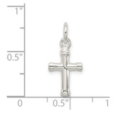 Sterling Silver Cross Charm - QC-4825B226-7073