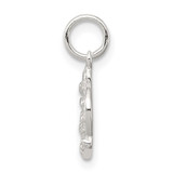 Sterling Silver Crown Charm - QC-5155AC0C-5656