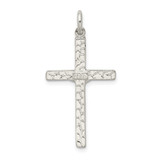 Sterling Silver Crucifix Pendant - QC-386D1021-3095