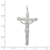 Sterling Silver Crucifix Pendant - QC-626E4746-9401