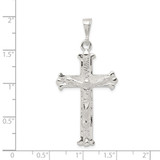 Sterling Silver Crucifix Pendant - QC-697622FF-1012
