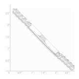 Sterling Silver Curb ID Bracelet - QC-5D2A9398-7689