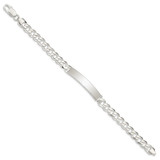 Sterling Silver Curb Link ID Bracelet - QC-92938B31-7972
