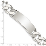 Sterling Silver Curb Link ID Bracelet - QC-D947DBE8-5868