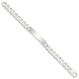 Sterling Silver Curb Link ID Bracelet - QI-0CC5D229-1429