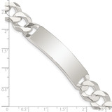 Sterling Silver Curb Link ID Bracelet - QI-8F1A1835-4185