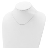 Sterling Silver CZ Bar Necklace - QG-2DD0ABCB-8731