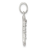 Sterling Silver CZ Letter J Initial Pendant - QC-87AD8CBD-9379