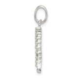 Sterling Silver CZ Letter L Initial Pendant - QC-1E6BDF9C-9170