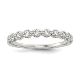 Sterling Silver CZ Ring - QR-07E87003-9332