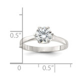 Sterling Silver CZ Ring - QR-419DA75D-8254