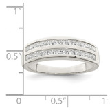 Sterling Silver CZ Ring - QR-9E507E79-6437