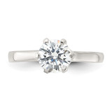 Sterling Silver CZ Ring - QR-A149D33E-2142