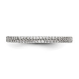 Sterling Silver CZ Ring - QR-B3EAF2AB-1420