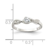 Sterling Silver CZ Ring - QR-D81A8997-6150