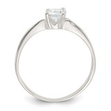 Sterling Silver CZ Ring - QR-DA2FD0BE-4300