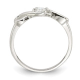 Sterling Silver CZ Ring - QR-F3280128-8259