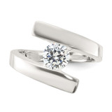 Sterling Silver CZ Ring - QR-FA0E71AB-1881