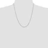 Sterling Silver D/C 2mm 3 Short Plus 1 Long Cable Link Chain - QF-6C8726DA-3856