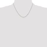 Sterling Silver D/C 2mm 3 Short Plus 1 Long Cable Link Chain - QF-CB810C4C-1288
