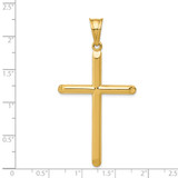 14k 3-D Hollow Cross Pendant - C3-A1DF6A64-5626