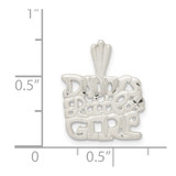 Sterling Silver Daddy's Little Girl Charm
