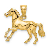 14K 3-D Horse Charm - K6-86308D50-9056