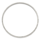 Sterling Silver Diamond Cut Slip-on Bangle - QB-35ADF65B-7633