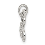 Sterling Silver Diamond-cut Butterfly Pendant - QC-D4B8C3A2-1885