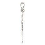 Sterling Silver Diamond-cut Cross Pendant - QC-15B3FB1E-9043