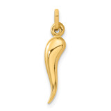 14k 3D Italian Horn Charm - XC-414DF391-4243