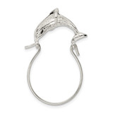 Sterling Silver Dolphin Charm Holder - QC-2FAD43AE-8548
