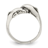 Sterling Silver Dolphin Ring - QR-225F27DC-3048