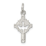 Sterling Silver Dove Cross Charm
