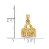 14K 3D Jefferson Memorial Building  Washington Charm