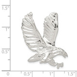 Sterling Silver Eagle Charm - QC-0C9607F2-5829