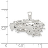 Sterling Silver Eagle Pendant - QC-0BB6A176-4960