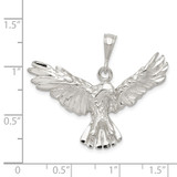 Sterling Silver Eagle Pendant - QC-5052E8F1-3800