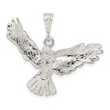 Sterling Silver Eagle Pendant - QC-5052E8F1-3800
