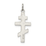 Sterling Silver Eastern Orthodox Cross Charm - QC-A2530DFA-5918