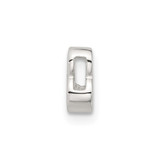 Sterling Silver E-coated Ampersand AND & Symbol Slide Charm