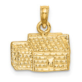 14K 3D KINGS ARMS TAVERN WILLIAMSBURG, VA Charm