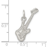 Sterling Silver Electric Guitar Charm - QC-05939696-8418