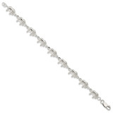 Sterling Silver Elephant Bracelet