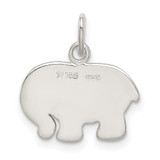 Sterling Silver Enameled Elephant Charm - QC-3D14DB56-8154