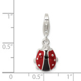 Sterling Silver Enameled Lady Bug Charm - QC-BB4F5A18-6634