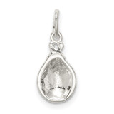 Sterling Silver Enameled Lady Bug Charm - QC-D0B88F07-6904